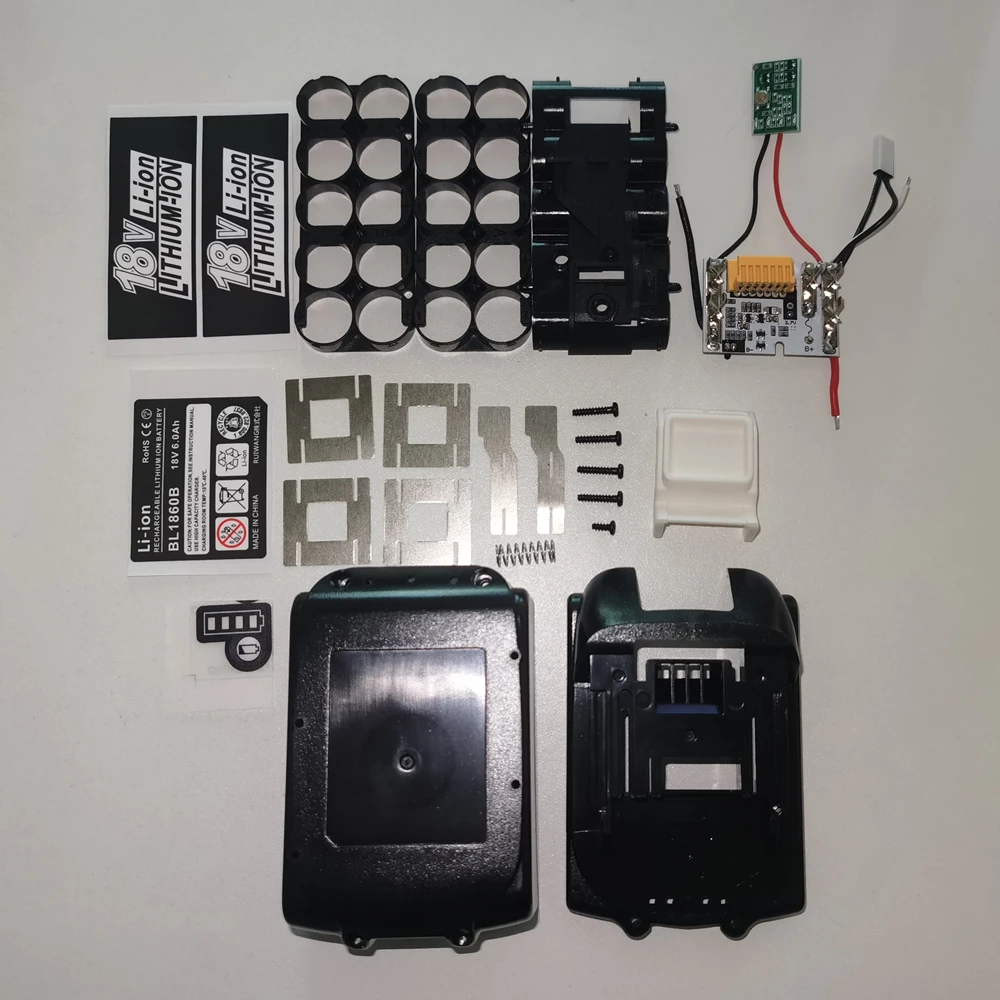 Four Sets New BL1830B BL1860B Battery Case with PCB for Makita 18V LXT Power Tools Battery BL1840 BL1850 BL1860
Four Sets New BL1830B BL1860B Battery Case with PCB for Makita 18V LXT Power Tools Battery BL1840 BL1850 BL1860