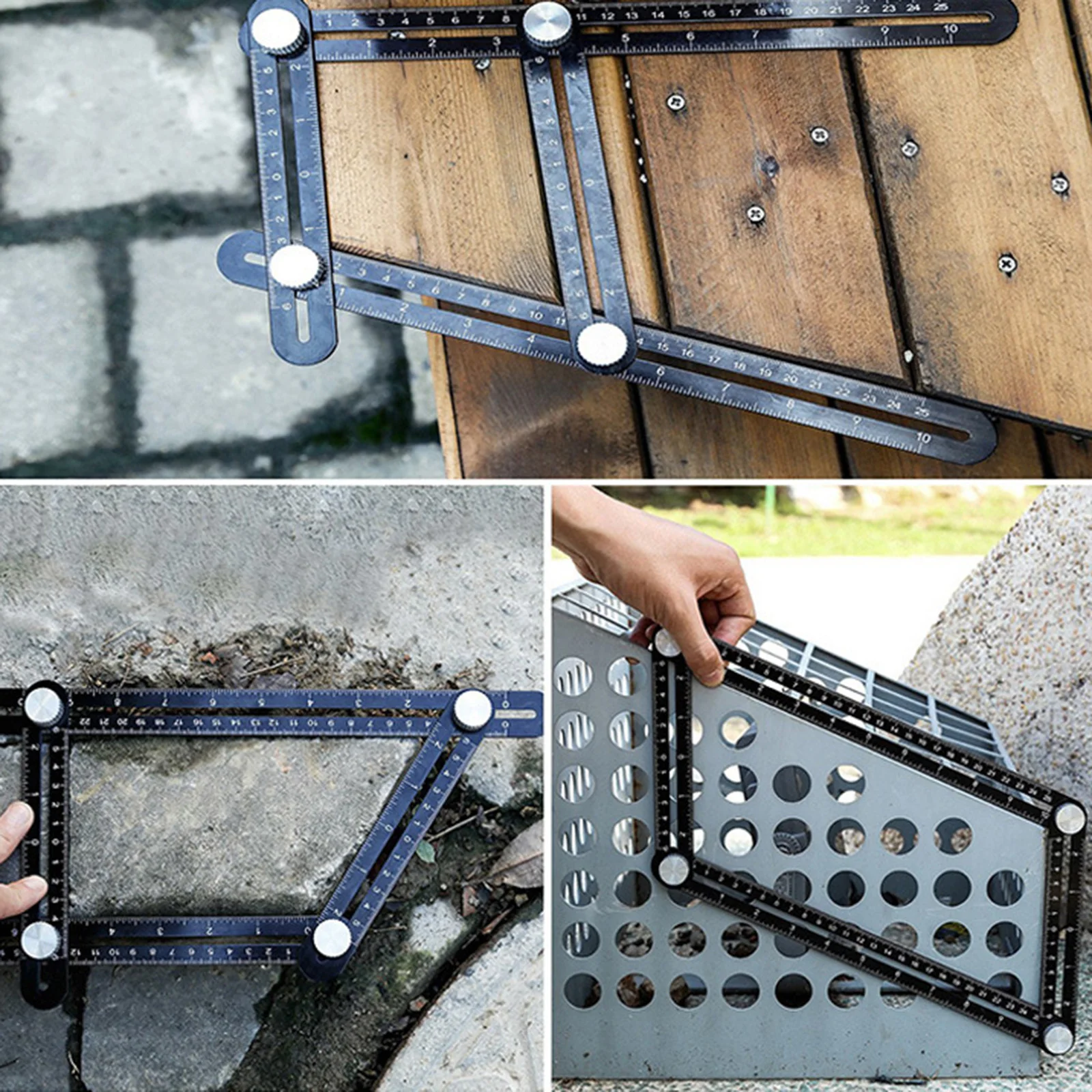 Adjustable Aluminum Alloy Six-Sided Ruler Measuring Instrument Template Angle Tool Ceramic Mechanism Slides With Hole Locator
Adjustable Aluminum Alloy Six-Sided Ruler Measuring Instrument Template Angle Tool Ceramic Mechanism Slides With Hole Locator