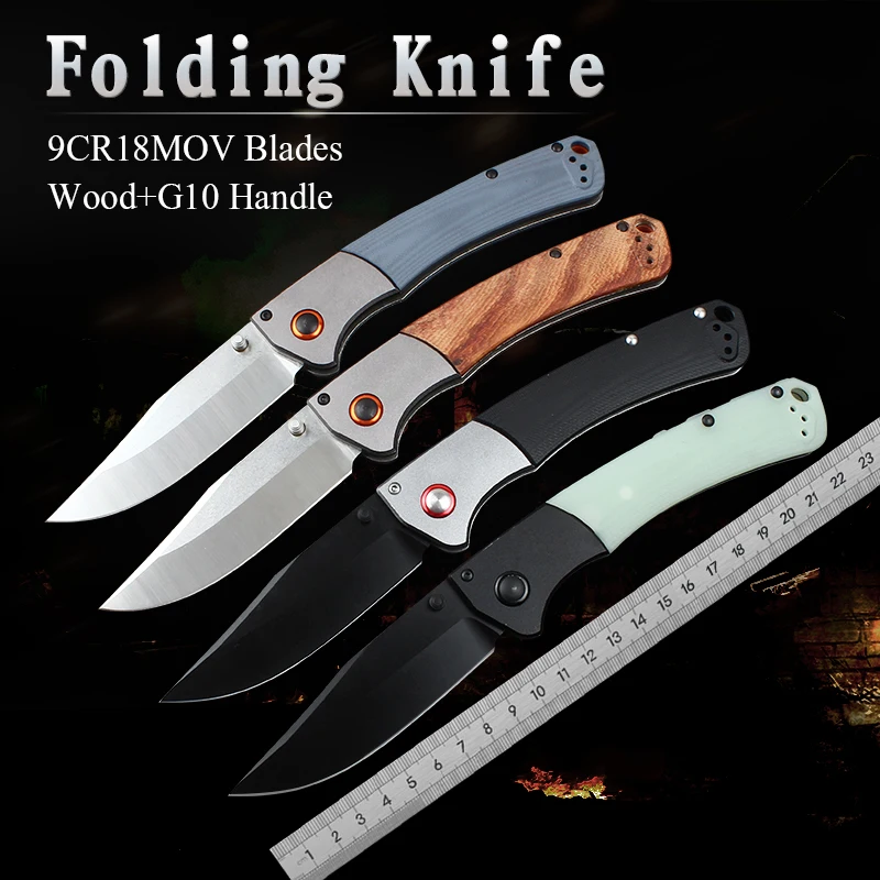 Складной нож, высокая твердость, 9cr1 8mov Сталь G10/деревянная ручка, Походный нож для выживания на природе, кухонный нож для фруктов, инструмент...
Складной нож, высокая твердость, 9cr1 8mov Сталь G10/деревянная ручка, Походный нож для выживания на природе, кухонный нож для фруктов, инструмент...