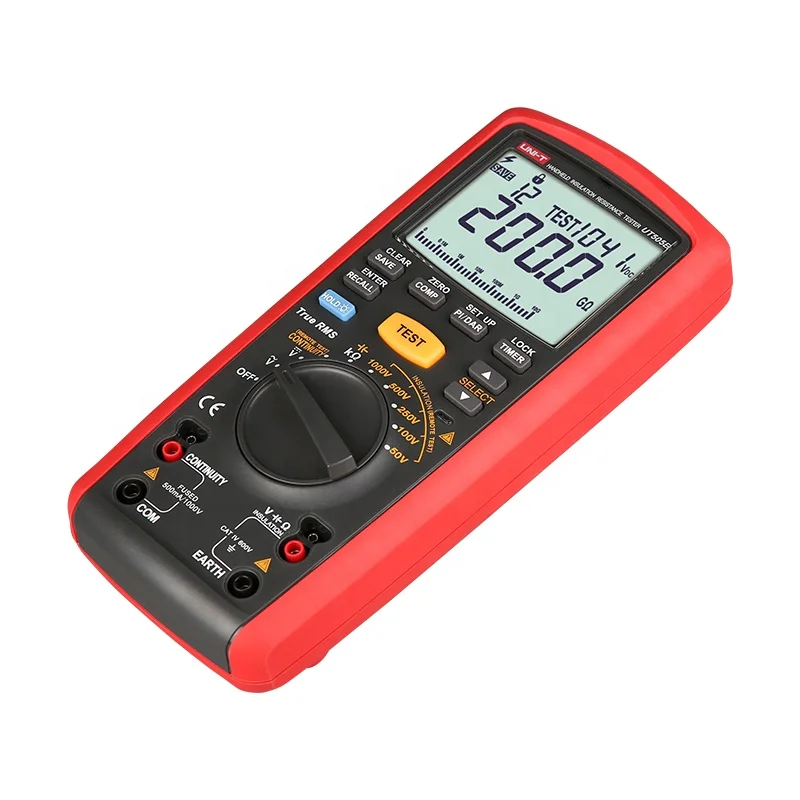 UT505B Handheld Insulation Resistance True RMS Continuity Buzzer Leakage current Frequency Multimeter
UT505B Handheld Insulation Resistance True RMS Continuity Buzzer Leakage current Frequency Multimeter