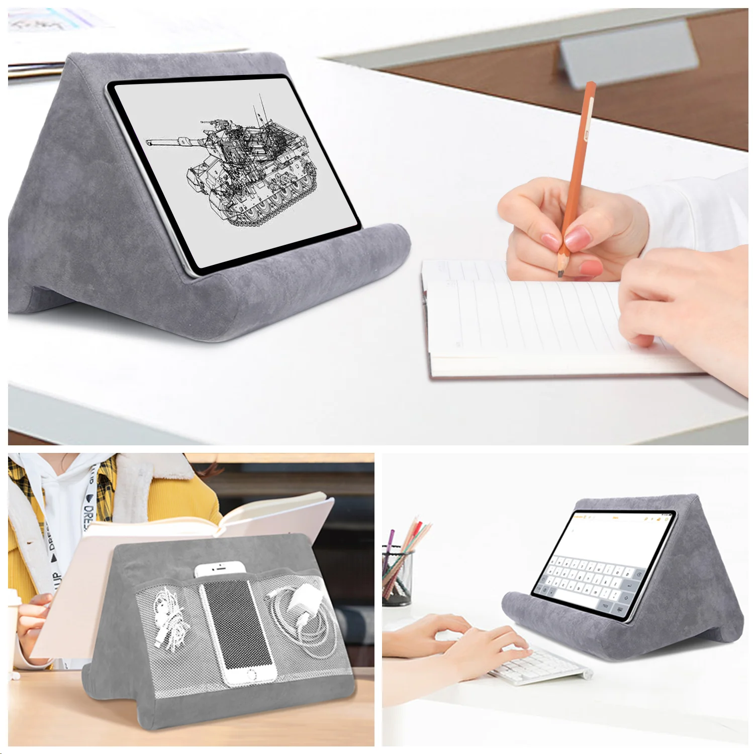 Tablet Stands For iPad Air 4 10.2 Pro 11 12.9 inch Tablet Holder For Bed Samsung xiaomi Huawei Phone Holder Pillow Pad
Tablet Stands For iPad Air 4 10.2 Pro 11 12.9 inch Tablet Holder For Bed Samsung xiaomi Huawei Phone Holder Pillow Pad