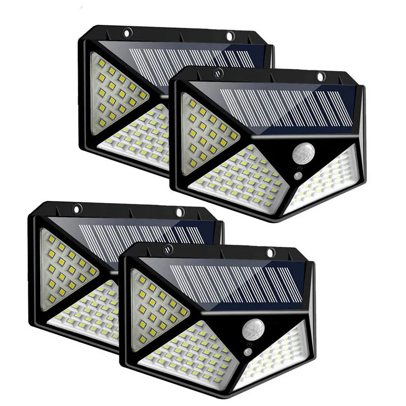 100 LED Solar Light Waterproof Outdoor Solar Lamp Luz solar Accionada 3 Modes PIR Motion Sensor Wall Light for Garden Street
100 LED Solar Light Waterproof Outdoor Solar Lamp Luz solar Accionada 3 Modes PIR Motion Sensor Wall Light for Garden Street
