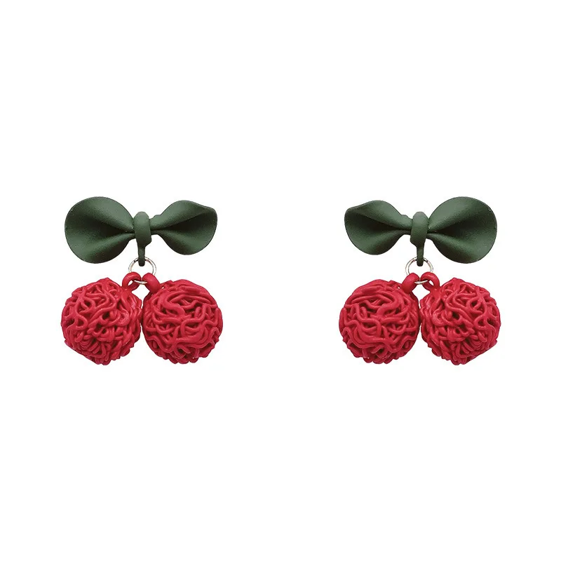 Graceful Bow Red Cherry Earrings 2021 New Design Sense Earrings for Women Cute Earrings Earrings
Graceful Bow Red Cherry Earrings 2021 New Design Sense Earrings for Women Cute Earrings Earrings