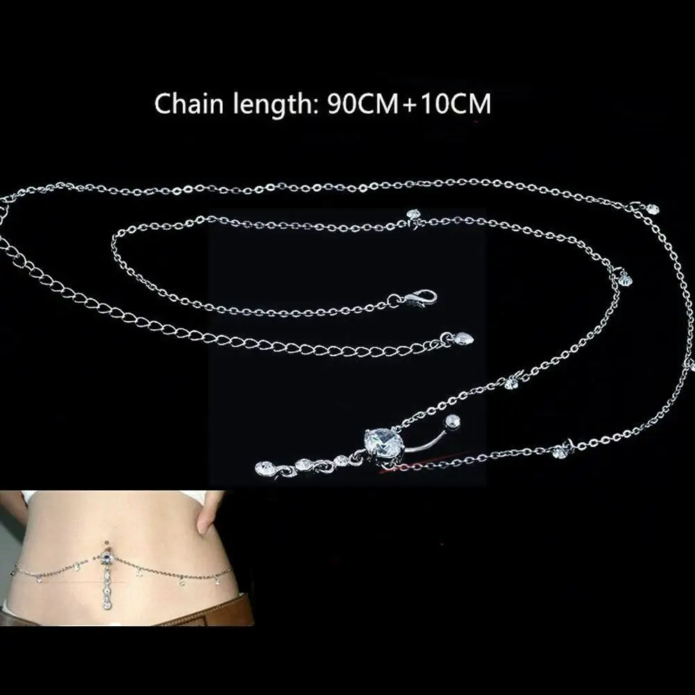 Alloy Pendant Waist Chain Dangle Belly Button With Ring Navel Drop Jewelry Waist Body Piercing Fashion Chain Pen P2v6
Alloy Pendant Waist Chain Dangle Belly Button With Ring Navel Drop Jewelry Waist Body Piercing Fashion Chain Pen P2v6