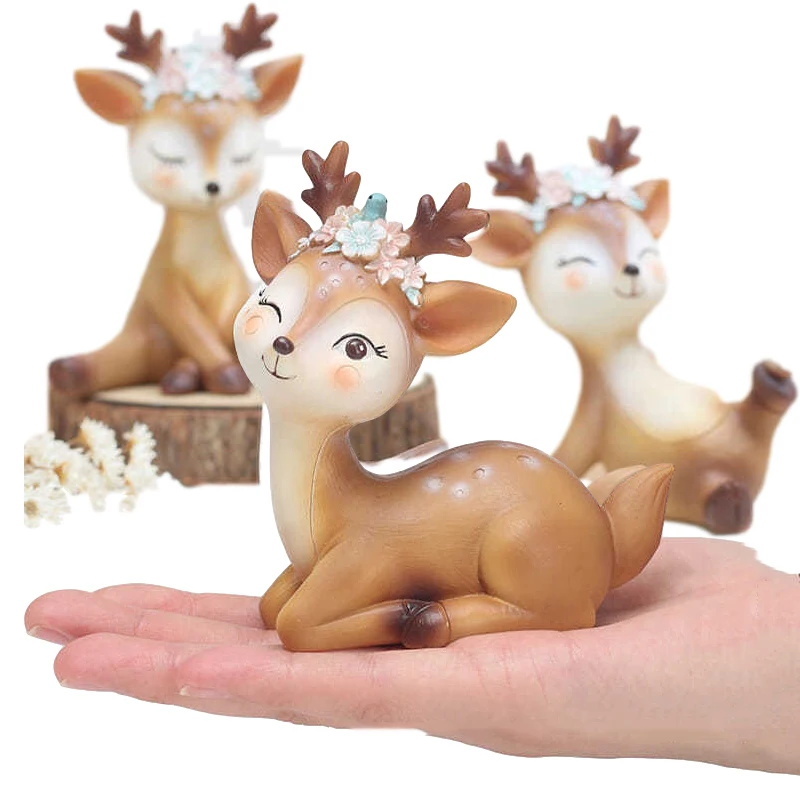 Animal Sculpture Art Deer Figurines Small Home Decoration American Lovely Small Figurine Animal Office Decoration Birthday Gift
Animal Sculpture Art Deer Figurines Small Home Decoration American Lovely Small Figurine Animal Office Decoration Birthday Gift
