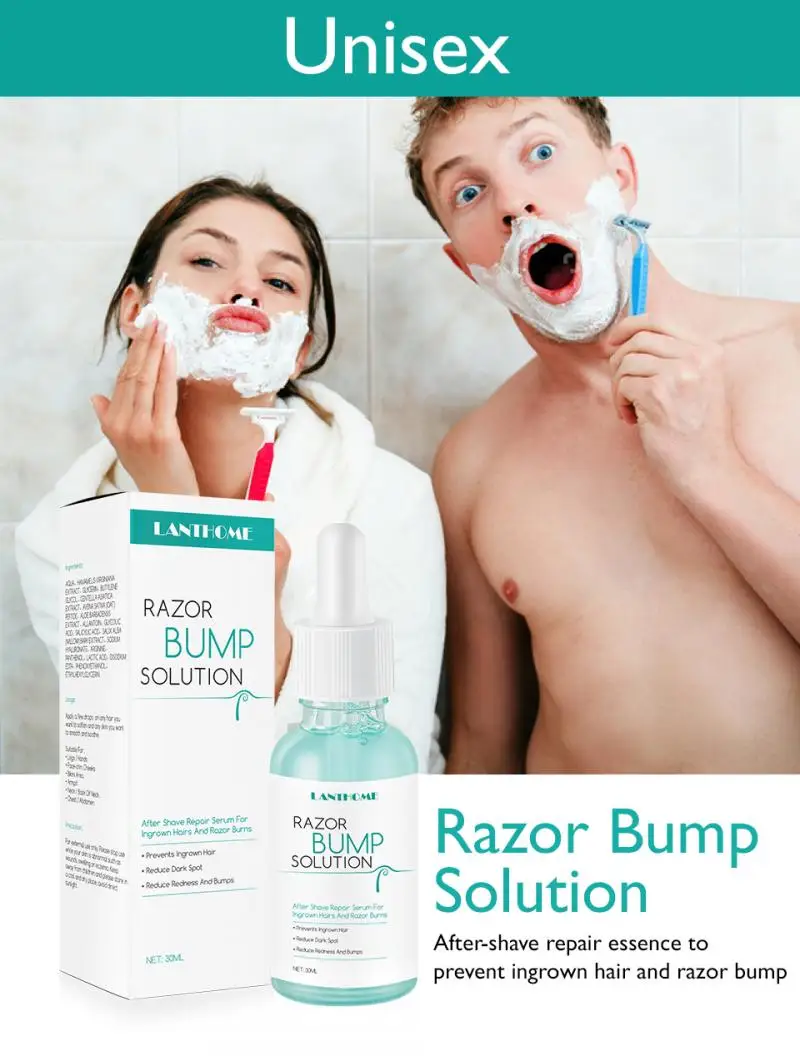 LANTHOME Hair Removal Cream Razor Bump Stopper Ingrown Hair treatment After Shave Reduce Dark Spots Redness Razor Burns Solution
LANTHOME Hair Removal Cream Razor Bump Stopper Ingrown Hair treatment After Shave Reduce Dark Spots Redness Razor Burns Solution