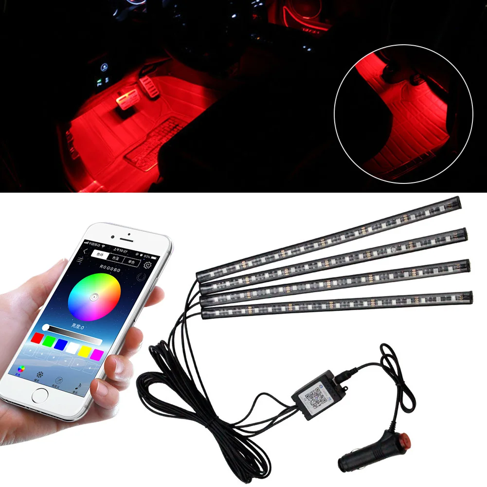Украшение интерьера автомобиля светильник полосы светодиодный RGB атмосферу светильник s с сигареты светильник er приложение музыка Управле...
Украшение интерьера автомобиля светильник полосы светодиодный RGB атмосферу светильник s с сигареты светильник er приложение музыка Управле...