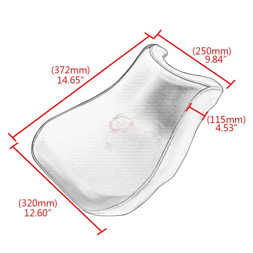 Motorcycle Front Rider Seat Pad Cushion Synthetic leather Pillow Cover For BMW R1200GS 2018 2019 2020 
Motorcycle Front Rider Seat Pad Cushion Synthetic leather Pillow Cover For BMW R1200GS 2018 2019 2020