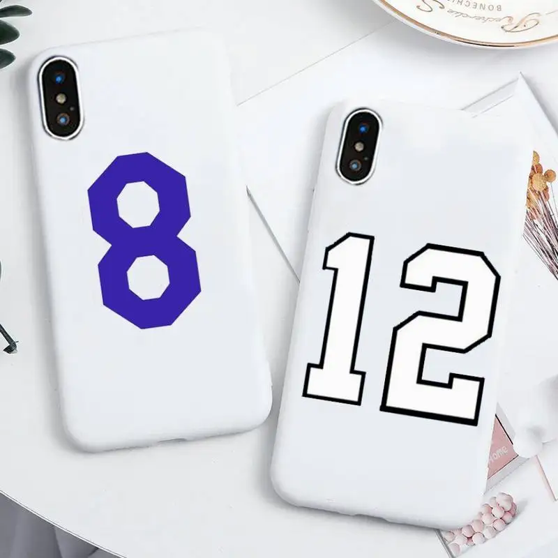 Basketball Clothing Number Phone Case For IPhone 6 6s 7 8 Plus X Xs Xr Xsmax 11 12 Pro Promax 12mini Candy White Silicone Cover
Basketball Clothing Number Phone Case For IPhone 6 6s 7 8 Plus X Xs Xr Xsmax 11 12 Pro Promax 12mini Candy White Silicone Cover