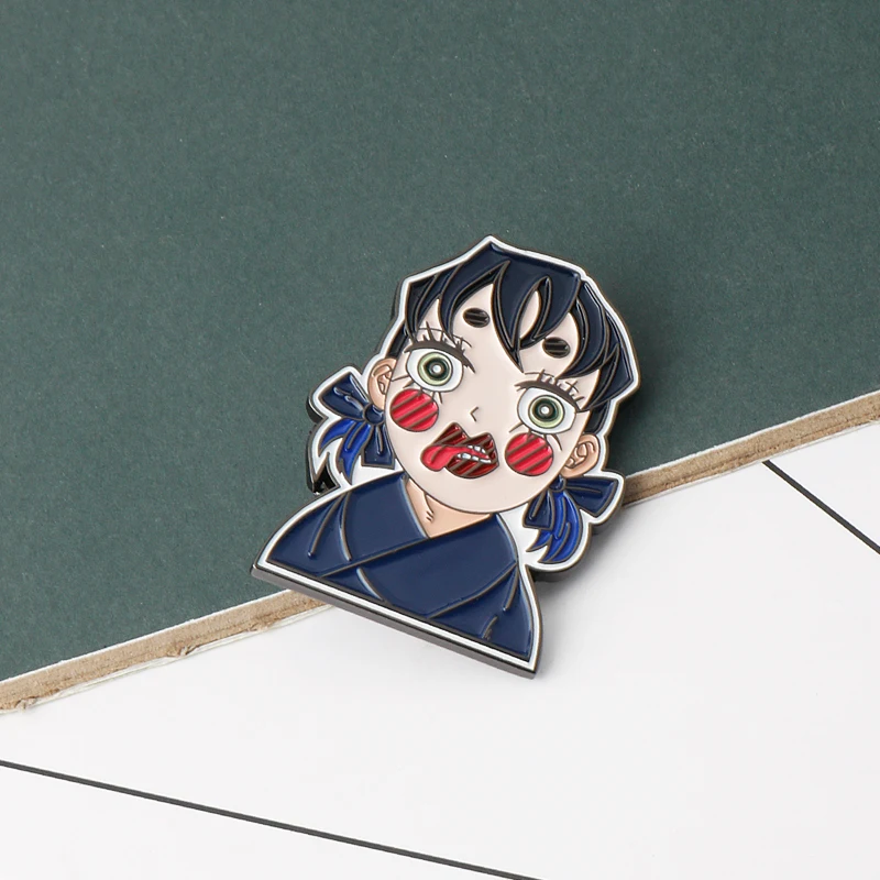 

Demon Slayer Kamado Tanjirou Kamado Nezuko Hashibira Inosuke значки Броши значок аксессуары брошки на одежду Brooch Pins Badge