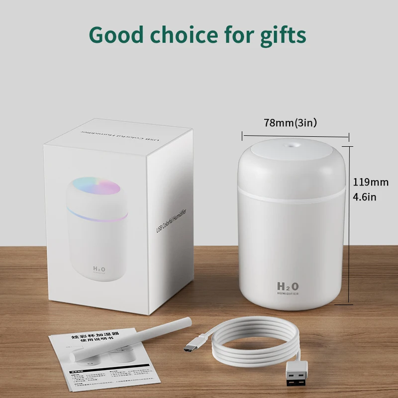 Air Humidifier Ultrasonic Aromatherapy Essential Oil Diffuser Sprayer Mist Maker Fogger Aroma Difuser Car Home Humificador Mini | Бытовая