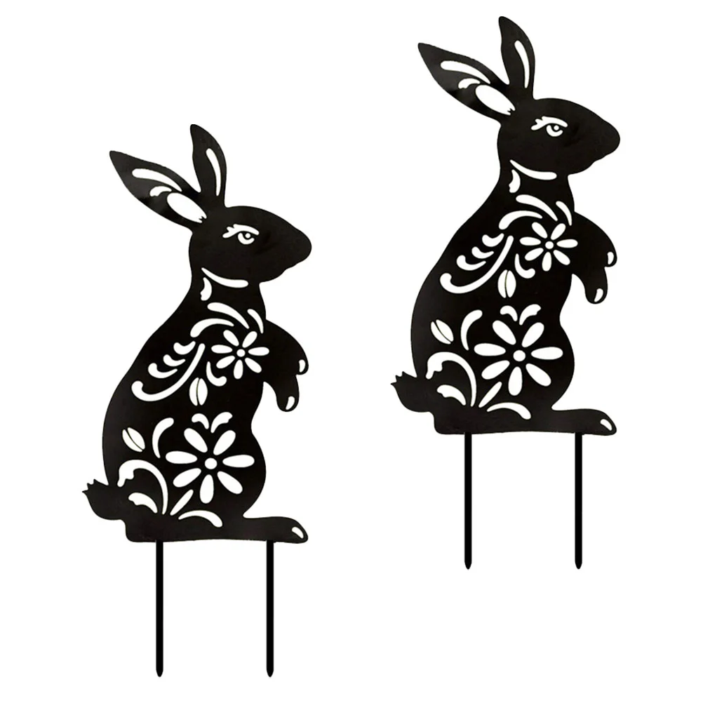 2Pcs Garden Rabbit Stake Lawn Ornament Animal Stake Acrylic Rabbit Inserted Ornament
2Pcs Garden Rabbit Stake Lawn Ornament Animal Stake Acrylic Rabbit Inserted Ornament