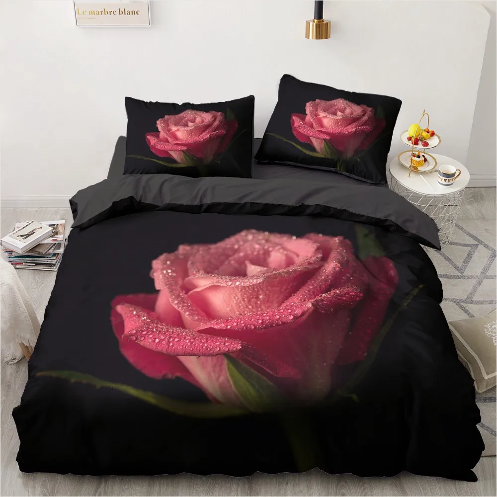 3D Bedding Set Custom Single Double King Size 3PCS Duvet Cover Set Comforter/Quilt Pillow Case Flowers Microfiber
3D Bedding Set Custom Single Double King Size 3PCS Duvet Cover Set Comforter/Quilt Pillow Case Flowers Microfiber