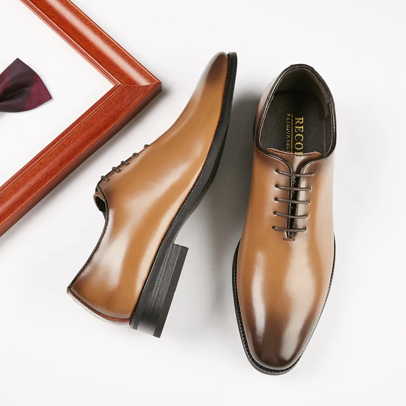 OIMGJapanese 2021 new leather handmade color business leather shoes men's formal wear young gentleman lace-up shoes
OIMGJapanese 2021 new leather handmade color business leather shoes men's formal wear young gentleman lace-up shoes
