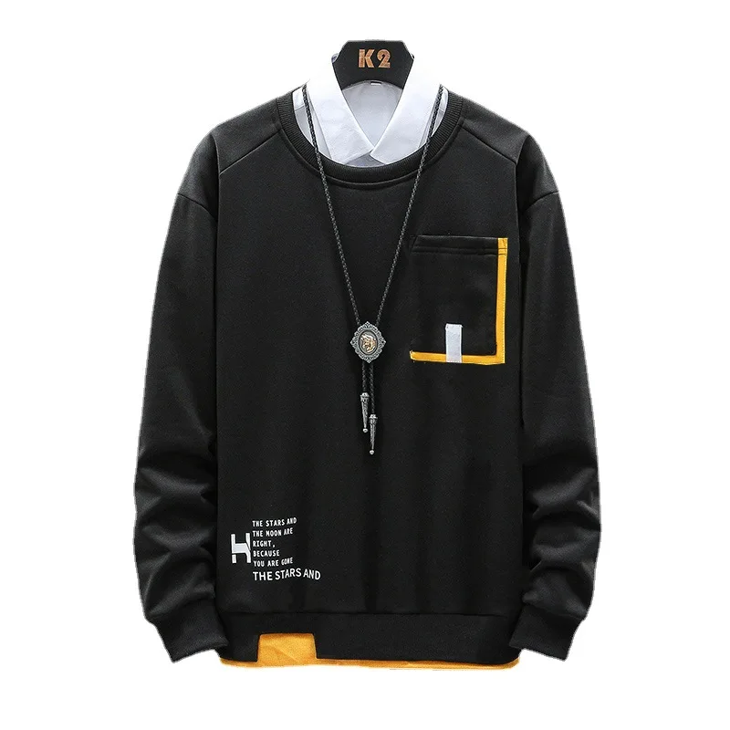 2021 Autumn New Long-sleeved Sweater Male Korean Version Of Men's Tidal Brand Jacket Teen Fashion Round Neck Men's Jacket
2021 Autumn New Long-sleeved Sweater Male Korean Version Of Men's Tidal Brand Jacket Teen Fashion Round Neck Men's Jacket