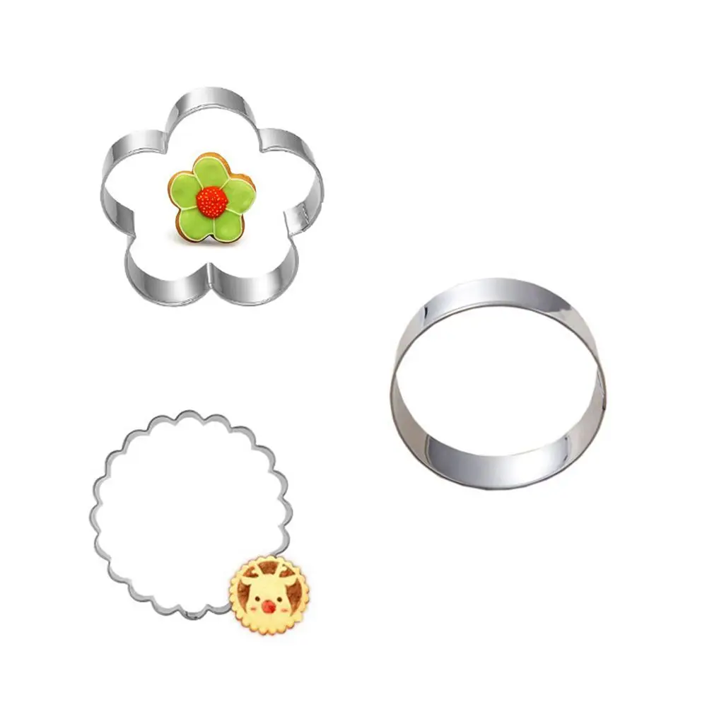 3pcs/set Flower ,Round Petal Knife Decoration Cake Fruit Vegetable Biscuit Cookie Cutter Tools Bakeware Set Stainless Steel
3pcs/set Flower ,Round Petal Knife Decoration Cake Fruit Vegetable Biscuit Cookie Cutter Tools Bakeware Set Stainless Steel