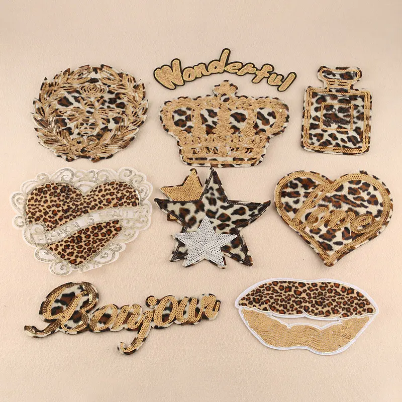 Patch Stickers Clothing Accessories Leopard DIY Love Crown Letter Embroidery Cloth Patch Clothes Decorative Hole Repair
Patch Stickers Clothing Accessories Leopard DIY Love Crown Letter Embroidery Cloth Patch Clothes Decorative Hole Repair