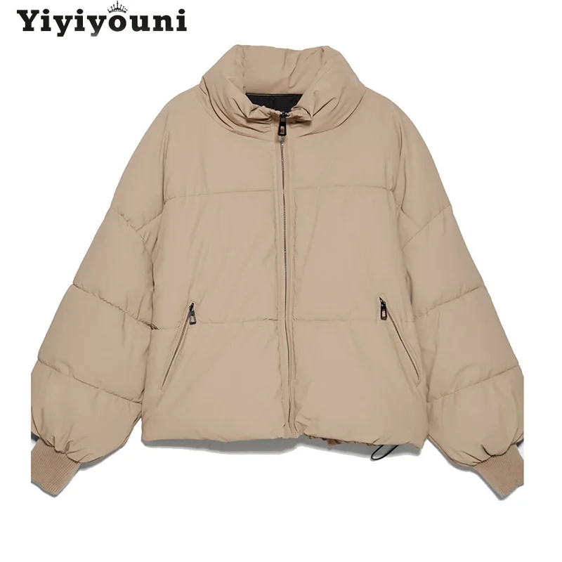 Yiyiyouni Winter Oversized Zipper Cotton Padded Women Casual Thick Warm Parkas Women Stand Collar Solid Pockets Jackets Female
Yiyiyouni Winter Oversized Zipper Cotton Padded Women Casual Thick Warm Parkas Women Stand Collar Solid Pockets Jackets Female
