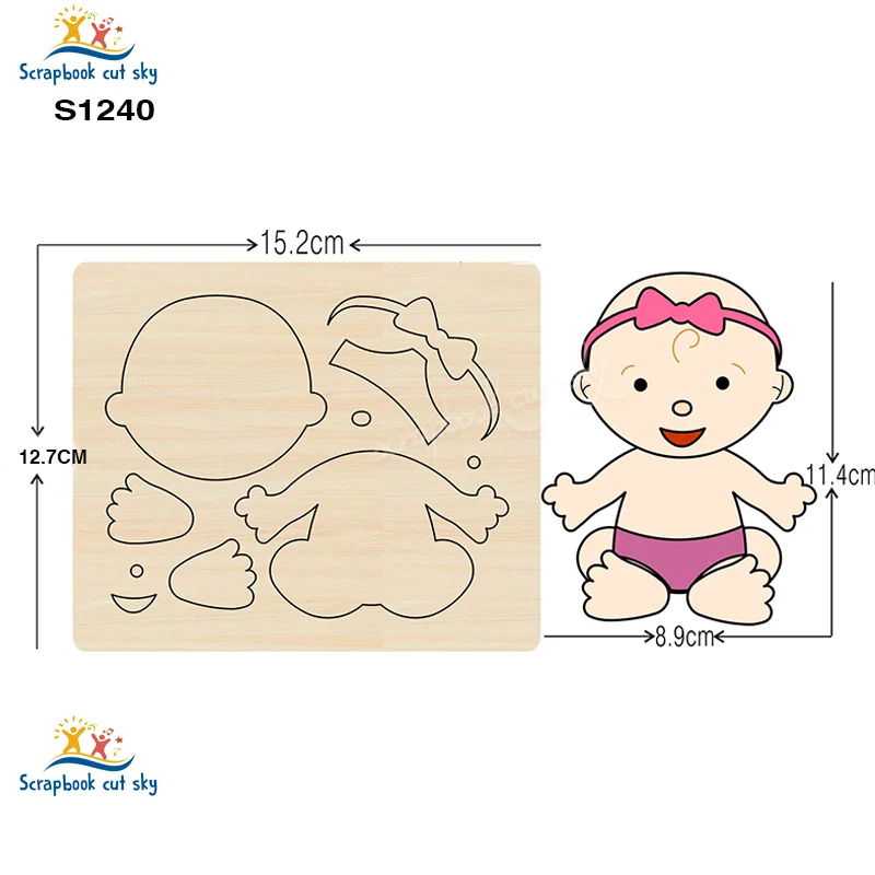 Baby-1 Muyu Wooden Mold Cutting Dies Suitable For Market General Machines S1240 
Baby-1 Muyu Wooden Mold Cutting Dies Suitable For Market General Machines S1240