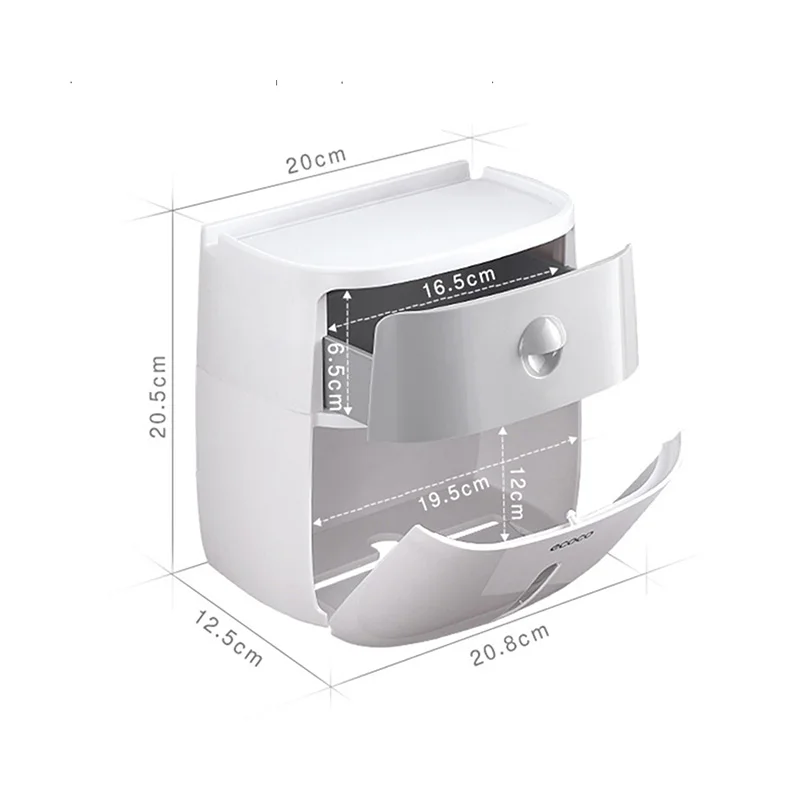 MENEN Wall Mounted Toilet Paper Holder Dispensers Multi Creative Toilet Roll Holder Bathroom Double Paper Tissue Box LF82003P
MENEN Wall Mounted Toilet Paper Holder Dispensers Multi Creative Toilet Roll Holder Bathroom Double Paper Tissue Box LF82003P