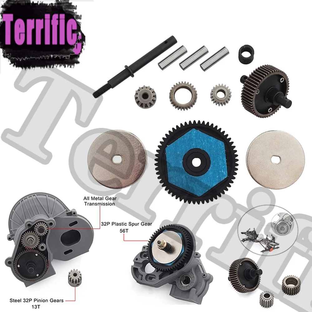32P Transmission Internal Gear Set Gearbox Gears for 1/10 RC Crawler Car Axial SCX10 II 90047 90104 Wraith 90074 Upgrade Parts
32P Transmission Internal Gear Set Gearbox Gears for 1/10 RC Crawler Car Axial SCX10 II 90047 90104 Wraith 90074 Upgrade Parts
