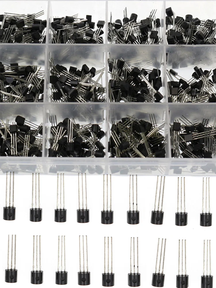 900 Pieces Black Metal Low Power Transistor with 18 Specifications Portable Stage Lamp Chips Excellent Quality
900 Pieces Black Metal Low Power Transistor with 18 Specifications Portable Stage Lamp Chips Excellent Quality