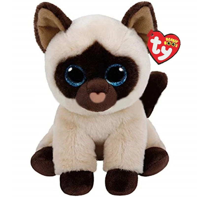 25CM Ty Beanie Big Eyes Cute Japanese Siamese Kawaii Cat Jaden Plush Super Soft Bedside Toys Doll Christmas Gift For Kids
25CM Ty Beanie Big Eyes Cute Japanese Siamese Kawaii Cat Jaden Plush Super Soft Bedside Toys Doll Christmas Gift For Kids