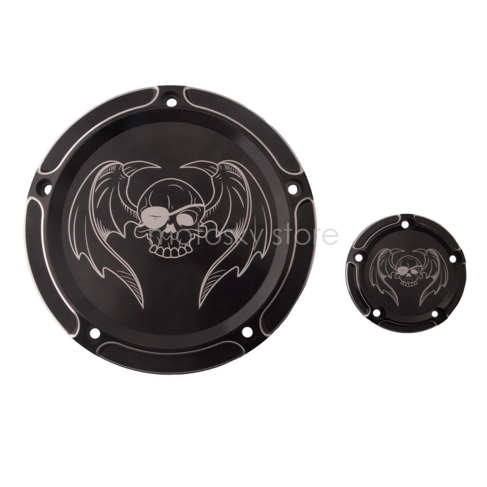 CNC Дерби таймер крышка и точки Чехлы для Harley Twin Cam Touring Road King Electra Glide FLHR FLHX FXST Dyna