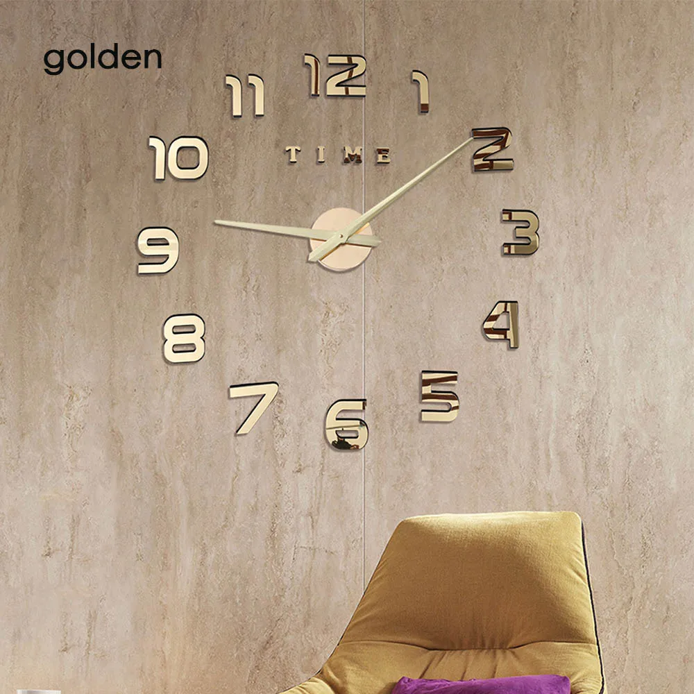 DIY Wall Clock Multicolor Mirror Effect Home Decoration Acrylic Wall Stickers Simple Style Mute Quartz Living Room Office Round
DIY Wall Clock Multicolor Mirror Effect Home Decoration Acrylic Wall Stickers Simple Style Mute Quartz Living Room Office Round