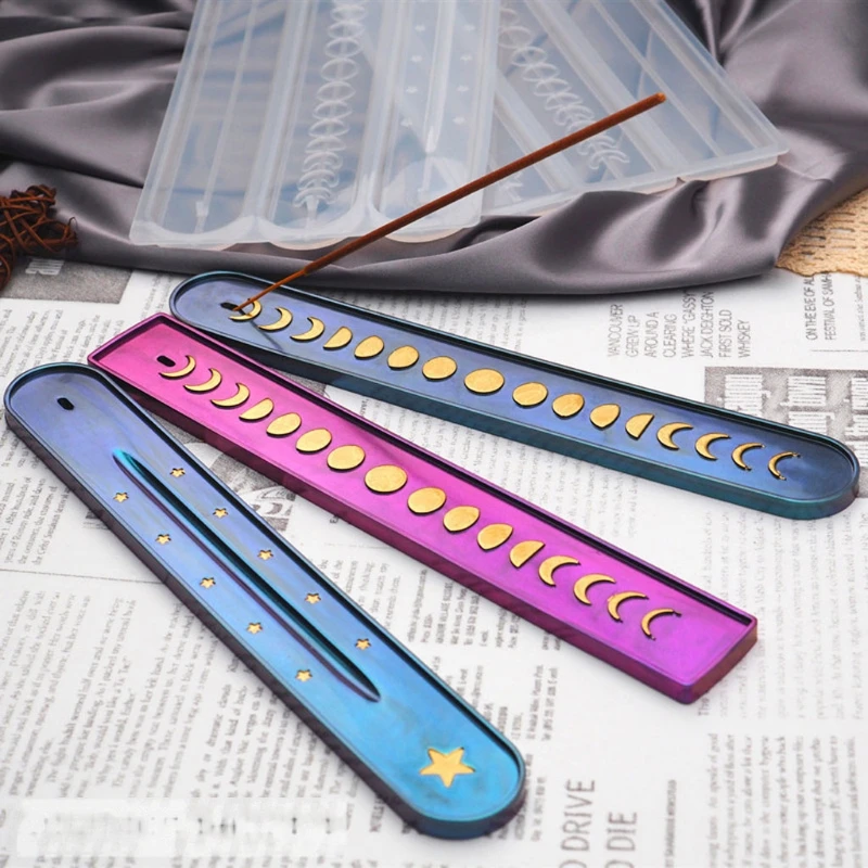 Catholic Incense Sticks Holder Resin Molds Moon Phase Incense Burner Ashes Catcher Epoxy Resin Casting Mold Art Crafts
Catholic Incense Sticks Holder Resin Molds Moon Phase Incense Burner Ashes Catcher Epoxy Resin Casting Mold Art Crafts