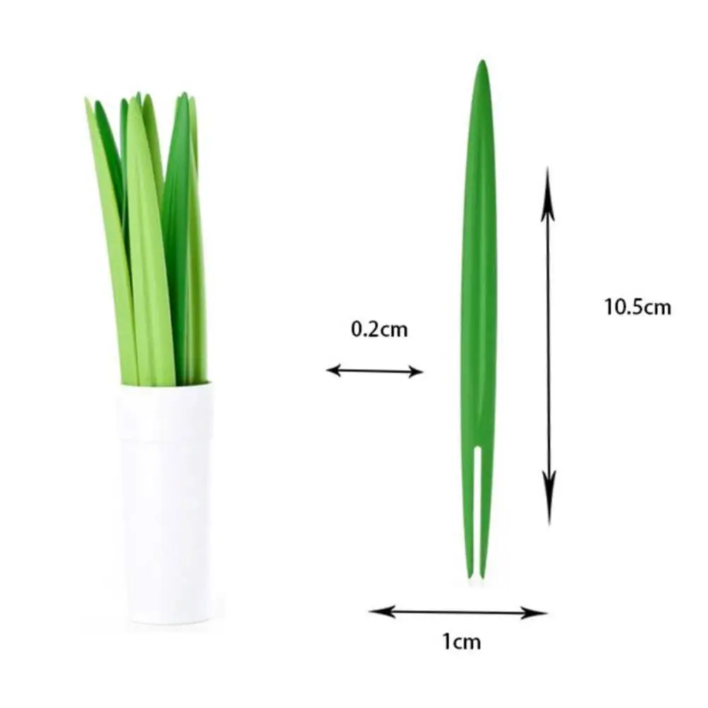 10Pc/Set Green Bamboo Leaf Fruit Fork Chopsticks Cocktail Festival Fruit Color Wedding Kitchen Gadget Random Birthday Tools A3O5
10Pc/Set Green Bamboo Leaf Fruit Fork Chopsticks Cocktail Festival Fruit Color Wedding Kitchen Gadget Random Birthday Tools A3O5