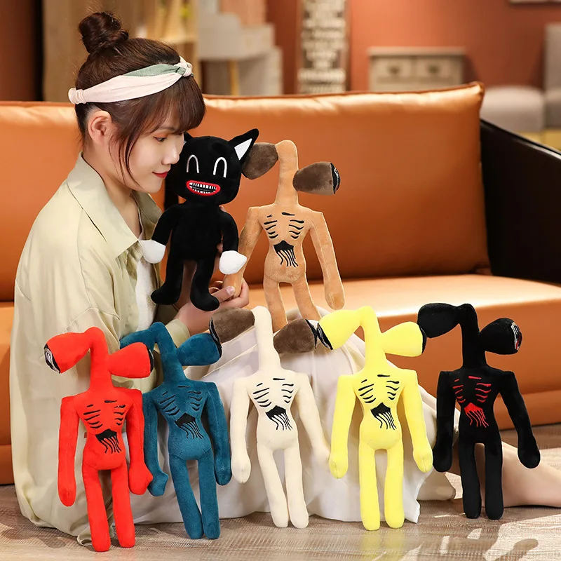 Sirenhead Anime Plushie Siren Head Plush Doll Toys Scary Black Cartoon Cat Soft Stuffed Animals Figure Children Birthday Gifts
Sirenhead Anime Plushie Siren Head Plush Doll Toys Scary Black Cartoon Cat Soft Stuffed Animals Figure Children Birthday Gifts