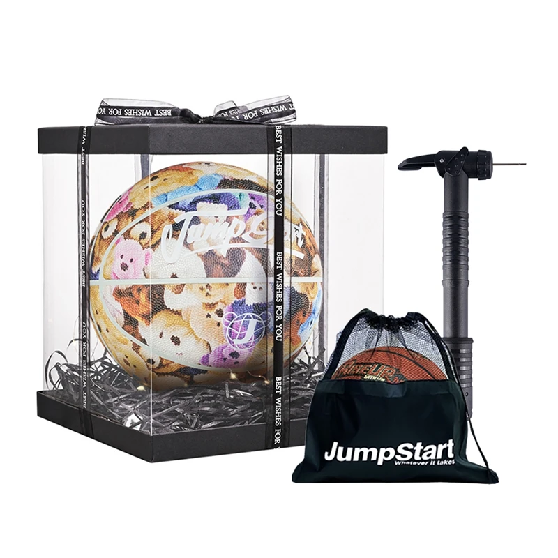 Баскетбольный мяч JRS со сменным медведем для дома и улицы, Размер 7, уличный мяч 29,5 дюйма, подарок на день Святого Валентина
Баскетбольный мяч JRS со сменным медведем для дома и улицы, Размер 7, уличный мяч 29,5 дюйма, подарок на день Святого Валентина