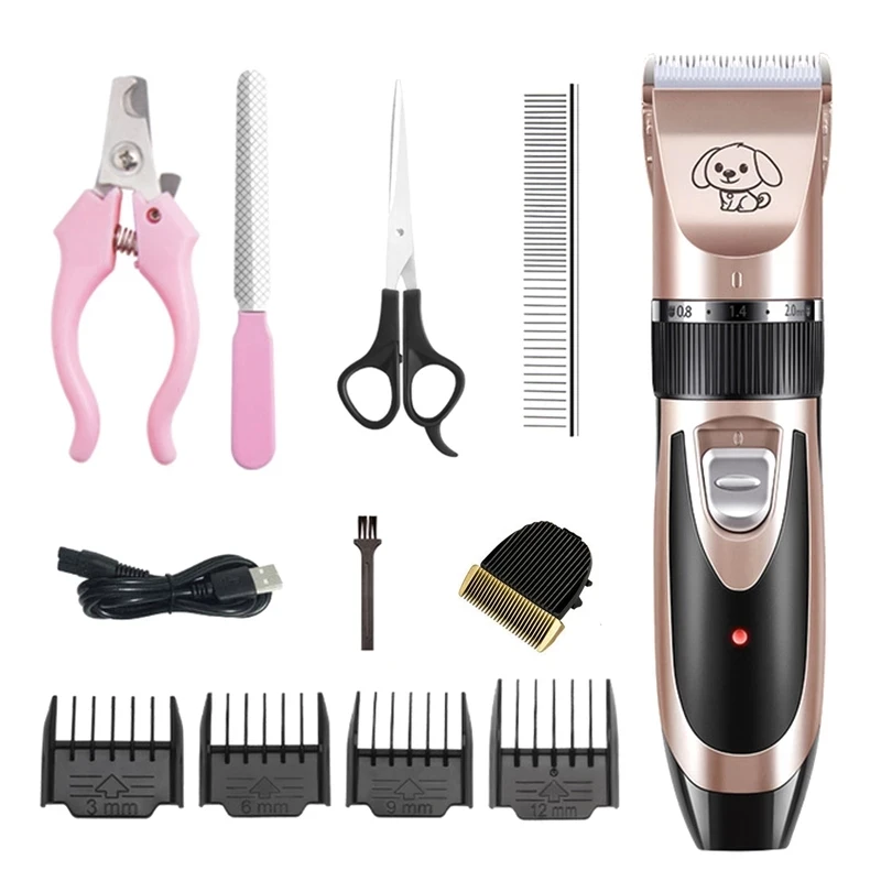 Pet Clippers Professional Electric Dog Hair Trimmer Kit Cat Grooming Haircut Cutter Cutting Machine Clipper Tools For All Pet
Pet Clippers Professional Electric Dog Hair Trimmer Kit Cat Grooming Haircut Cutter Cutting Machine Clipper Tools For All Pet