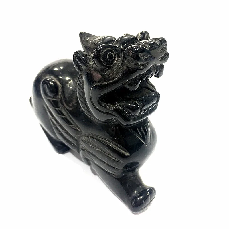Природный черный обсидиан ручная резьба Pixiu природные fengshui энергия obisdian камни для украшения дома 
Природный черный обсидиан ручная резьба Pixiu природные fengshui энергия obisdian камни для украшения дома