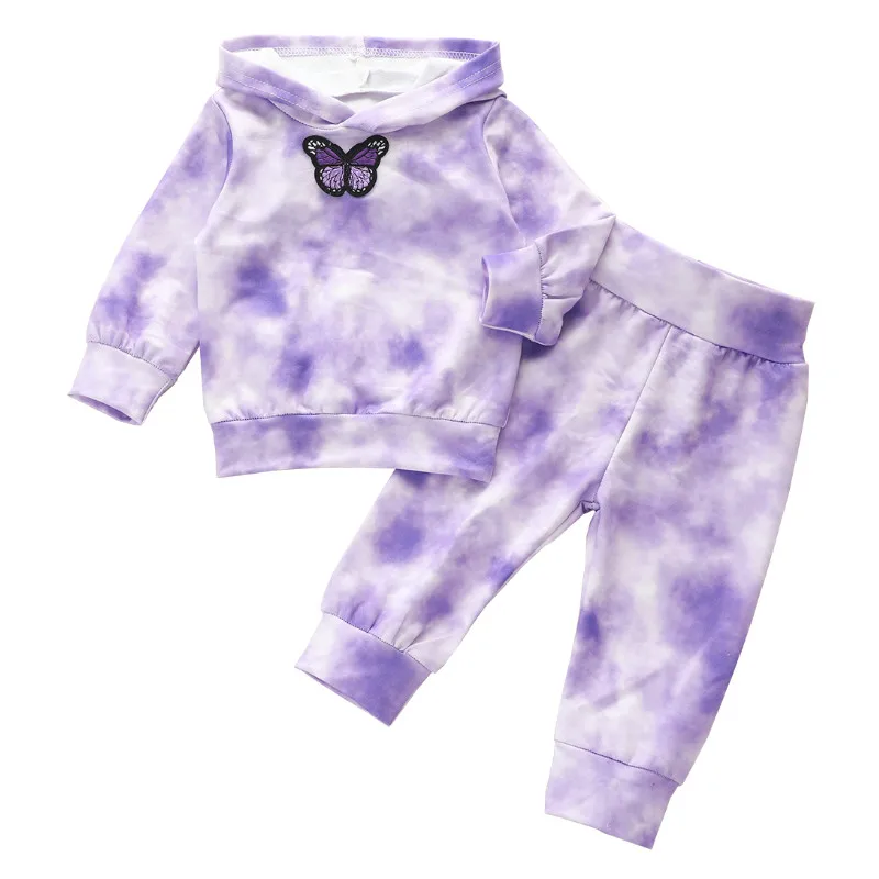 Spring Autumn Kids Baby Girls 2-piece Outfit Set Long Sleeve Fashion Tie-dye Print Hoodie and Pants Set
Spring Autumn Kids Baby Girls 2-piece Outfit Set Long Sleeve Fashion Tie-dye Print Hoodie and Pants Set