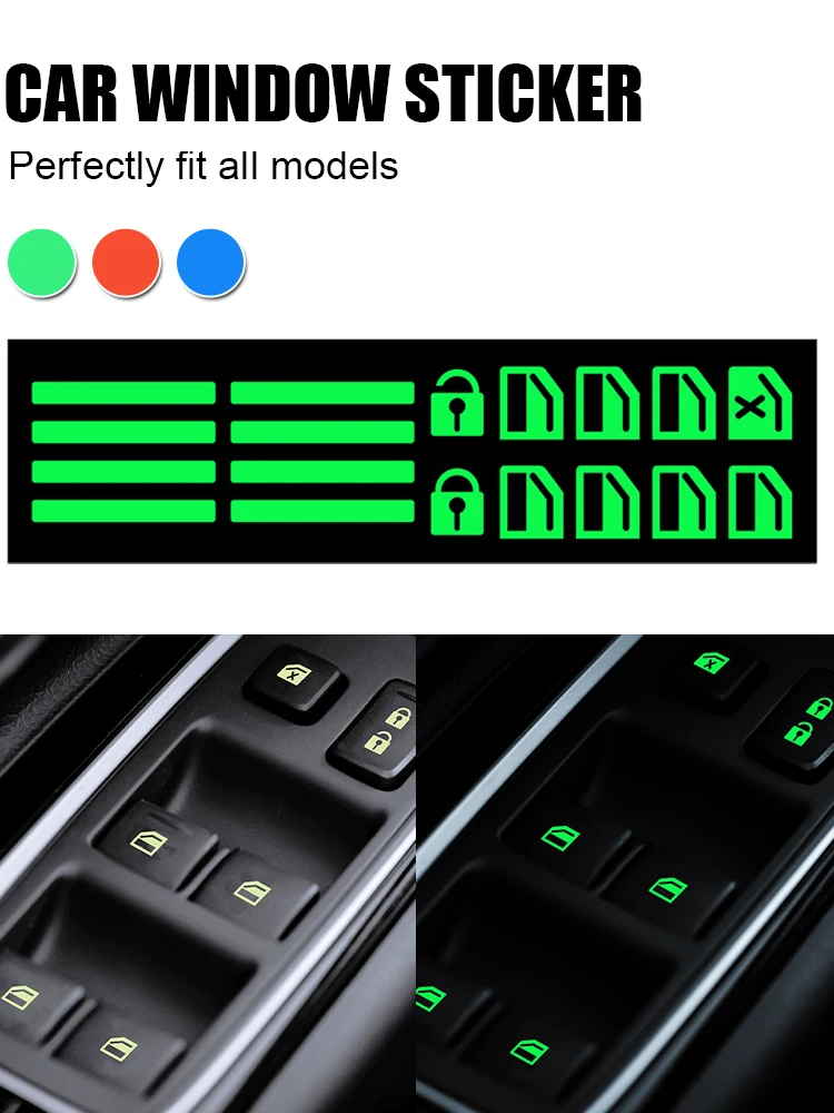 Car Window Luminous Sticker Universal Button Door Night Safety Fluorescent Decals Switch Car Sticker For Benz Hyundai Kia
Car Window Luminous Sticker Universal Button Door Night Safety Fluorescent Decals Switch Car Sticker For Benz Hyundai Kia
