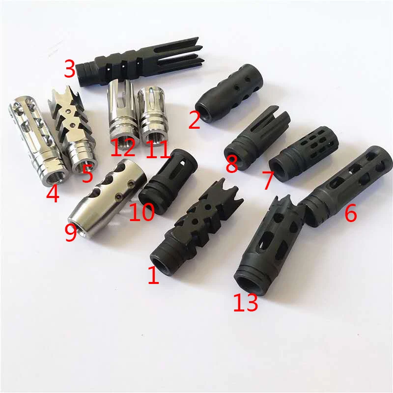 M16 M4 .223 .308 5.56 Rifle 1/2"x28 Thread Steel/Stainless steel Decorative Cap with Crush Washer Barrel Hunting Accessories
M16 M4 .223 .308 5.56 Rifle 1/2"x28 Thread Steel/Stainless steel Decorative Cap with Crush Washer Barrel Hunting Accessories