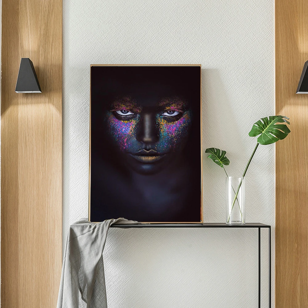 Portrait Black Makeup Woman Poster Canvas Painting Posters Wall Art Modern Fashion Pictures for Living Room Decoration Unframed
Portrait Black Makeup Woman Poster Canvas Painting Posters Wall Art Modern Fashion Pictures for Living Room Decoration Unframed