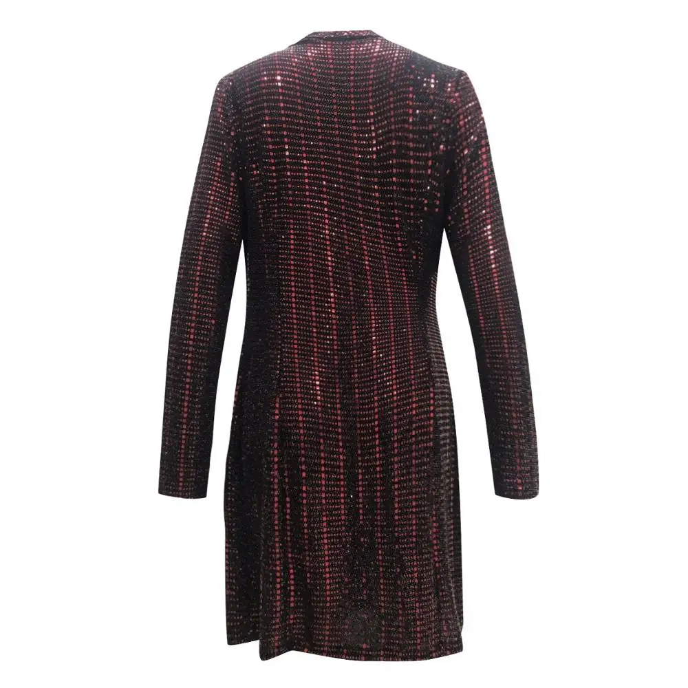 Women Blazer Spring Fashion Office Sequins Long Coat Chaqueta Mujer Blazer Feminino Marynarka Damska Veste Femme Blazers Jasje
Women Blazer Spring Fashion Office Sequins Long Coat Chaqueta Mujer Blazer Feminino Marynarka Damska Veste Femme Blazers Jasje