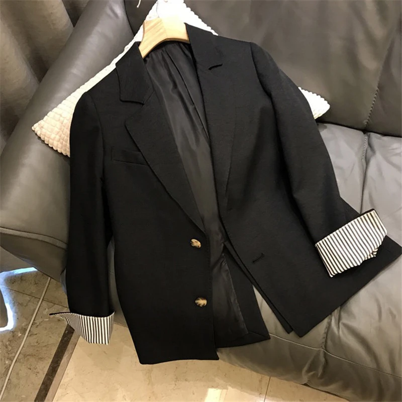 2021 Spring Fashion New Style High Quality Plus Size Lapel Long Sleeve Loose Temperament Lady Suit Jacket Trendy H321
2021 Spring Fashion New Style High Quality Plus Size Lapel Long Sleeve Loose Temperament Lady Suit Jacket Trendy H321