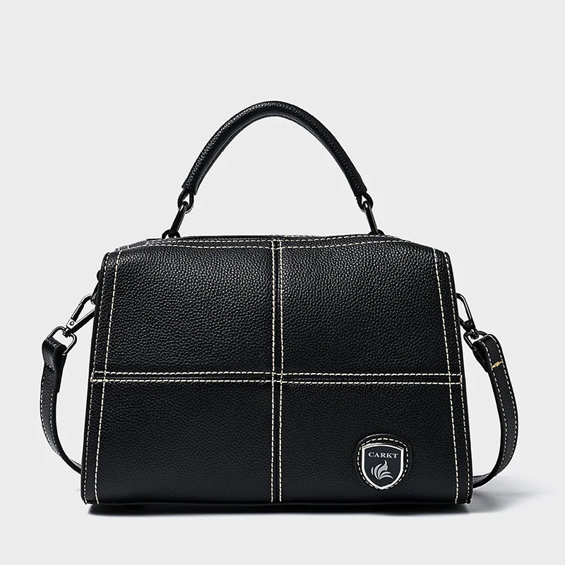 Bag women's bag 2021 new fashion versatile messenger bag women's portable large capacity shoulder bag Boston Bag 
Bag women's bag 2021 new fashion versatile messenger bag women's portable large capacity shoulder bag Boston Bag