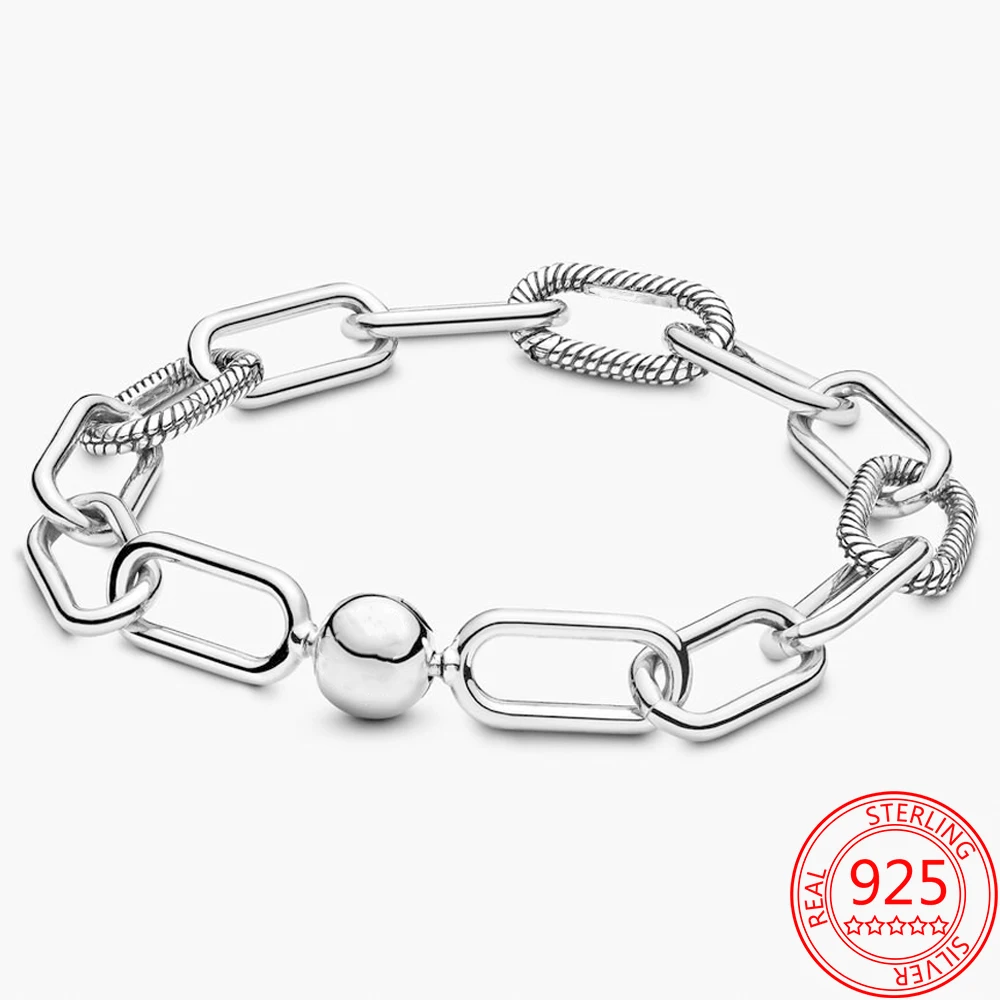 New Arrivals 925 Sterling Silver Multi-Link Snake Pattern Bracelet Brand Me Series Bracelet Fashion DIY Set Gift
New Arrivals 925 Sterling Silver Multi-Link Snake Pattern Bracelet Brand Me Series Bracelet Fashion DIY Set Gift