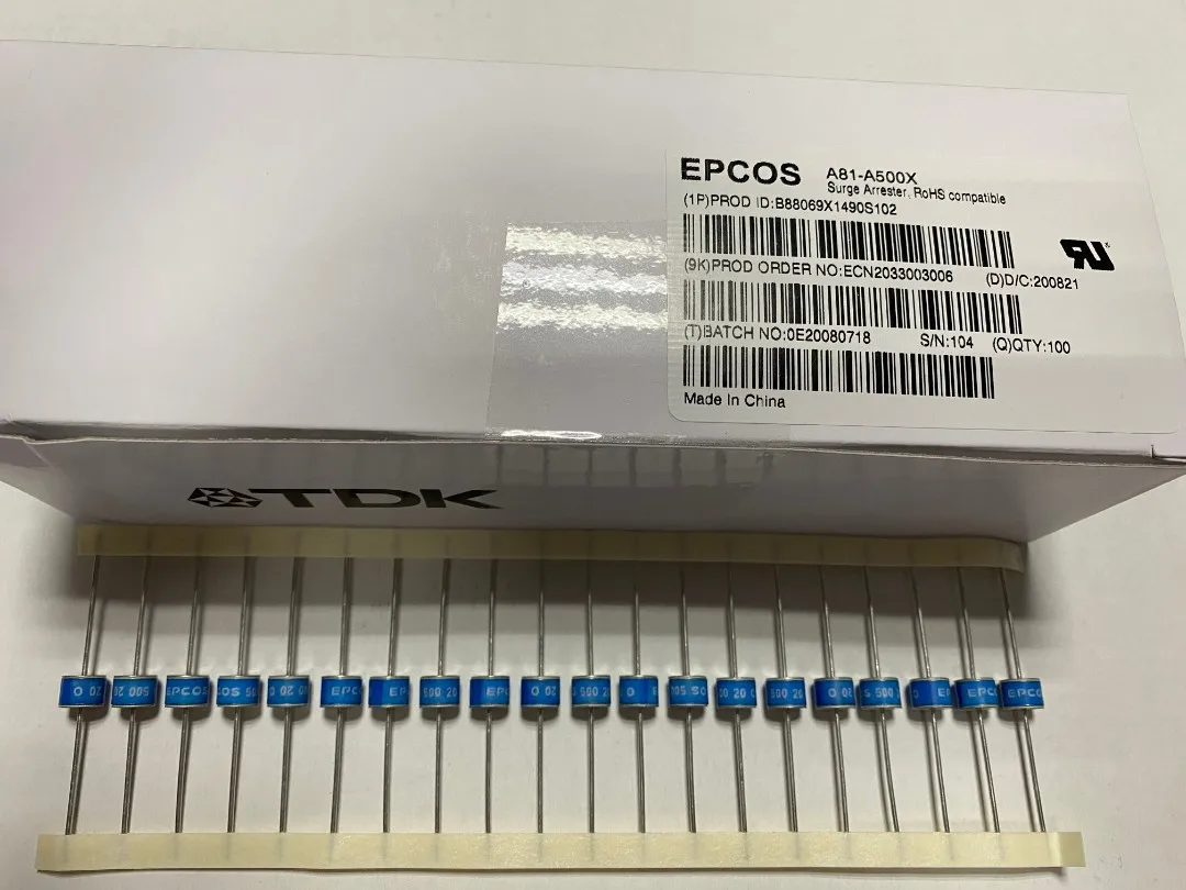 20PCS B88069X1490S102 Solid discharge tube A81-A500X,B88069X1490S102,B88069X1490T50
20PCS B88069X1490S102 Solid discharge tube A81-A500X,B88069X1490S102,B88069X1490T50