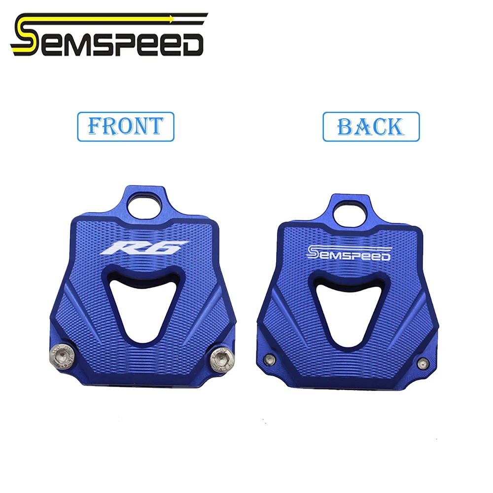 SEMSPEED для Yamaha logo R6 1999 2018 2019 чехол ключей мотоцикла корпус головы YZF 2003 2004 2005 2006 2007 2008