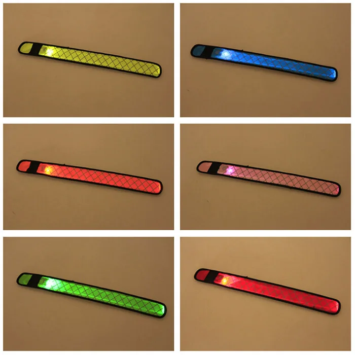 Nylon LED Sports Slap Wrist Strap Band Wristband Light Flash Bracelet Glowing Armband OCT998
Nylon LED Sports Slap Wrist Strap Band Wristband Light Flash Bracelet Glowing Armband OCT998