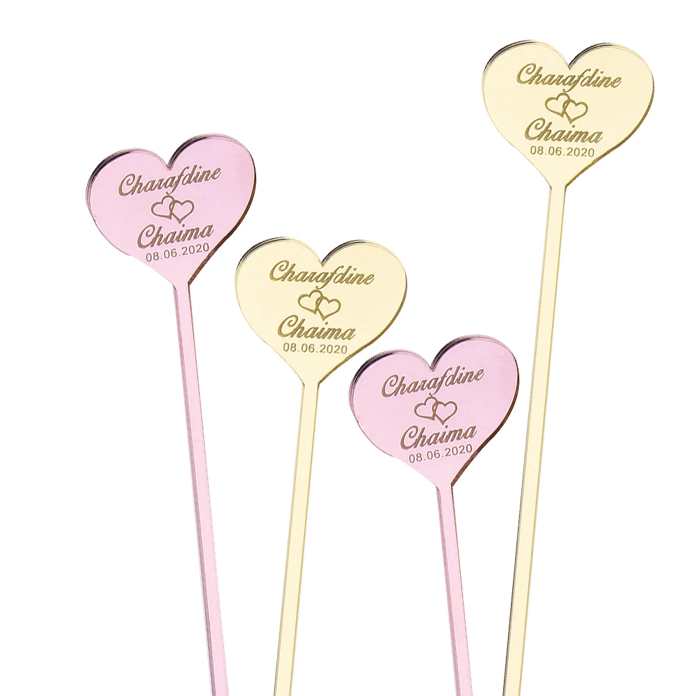 15pcs Personalized Cocktail Stirrer Custom Name Heart Swizzle Stir Stick Wedding Bridal Shower Table Decor Bachelorette Tag
15pcs Personalized Cocktail Stirrer Custom Name Heart Swizzle Stir Stick Wedding Bridal Shower Table Decor Bachelorette Tag