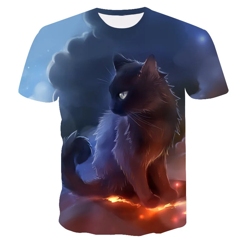 Summer Cat 3D Cartoon Animal T Shirt Cartoon Printed Tops Tees Kids Children Casual Clothing T-shirt For Girls Boys Unisex Baby
Summer Cat 3D Cartoon Animal T Shirt Cartoon Printed Tops Tees Kids Children Casual Clothing T-shirt For Girls Boys Unisex Baby