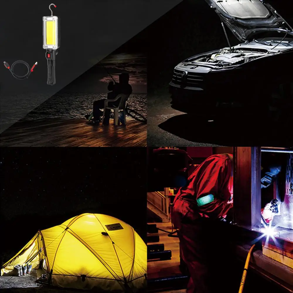 COB LED High Light Working Lamp USB Charging with Magnet Outdoor Camping Night Work Multi-function LED Lighting Hot In Sale
COB LED High Light Working Lamp USB Charging with Magnet Outdoor Camping Night Work Multi-function LED Lighting Hot In Sale