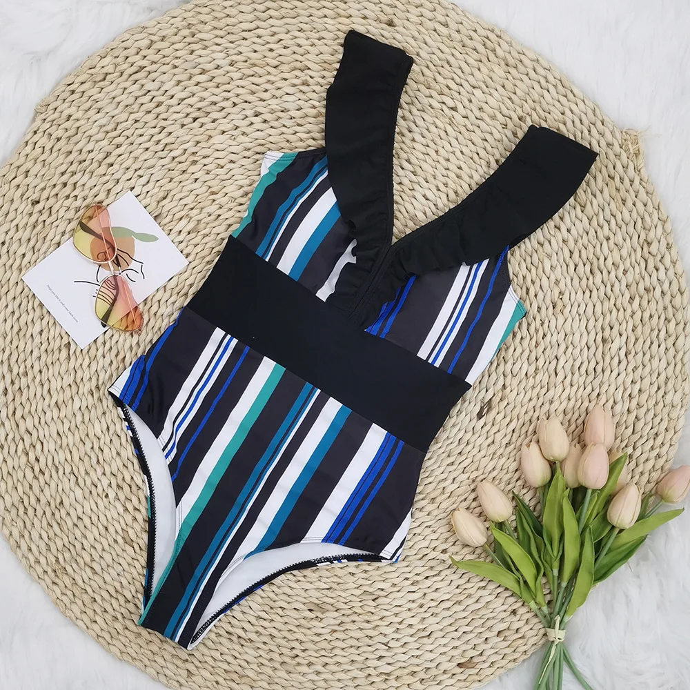 COOBBU Print Ruffle Swimsuit Women High Waist Swimwear Push Up Bathing Suit Beach Monokini Sexy One-Piece Suits
COOBBU Print Ruffle Swimsuit Women High Waist Swimwear Push Up Bathing Suit Beach Monokini Sexy One-Piece Suits